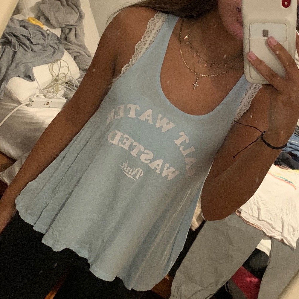salt water wasted tank top